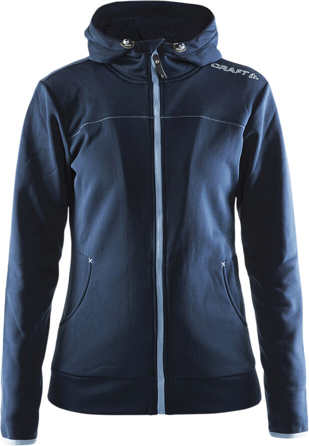 Craft Leisure Full Zip Hættetrøje Blå