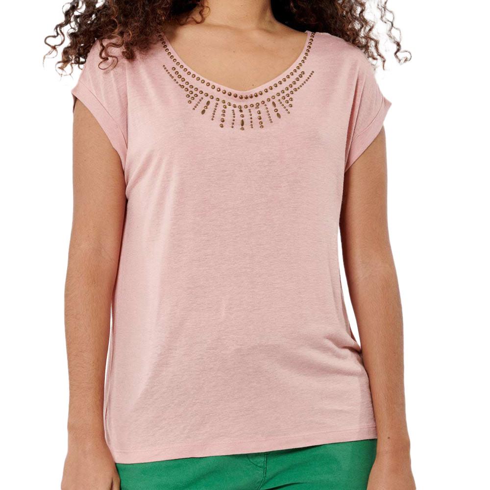 Kaporal T-shirt Rose Femme Kaporal Smooth