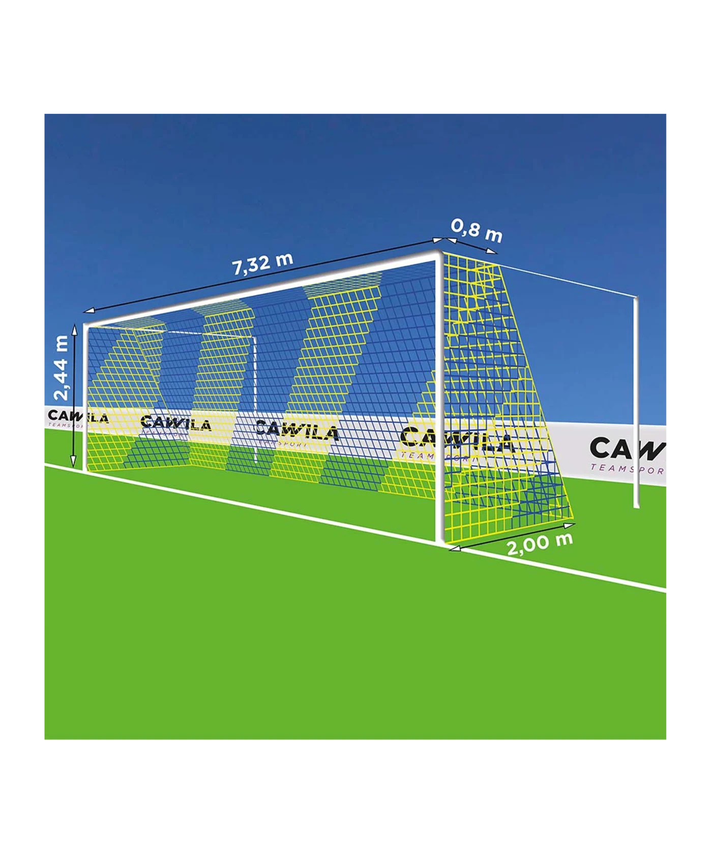 Cawila Tornetz 7,50x2,50m | Tiefe 0,8x2,0m