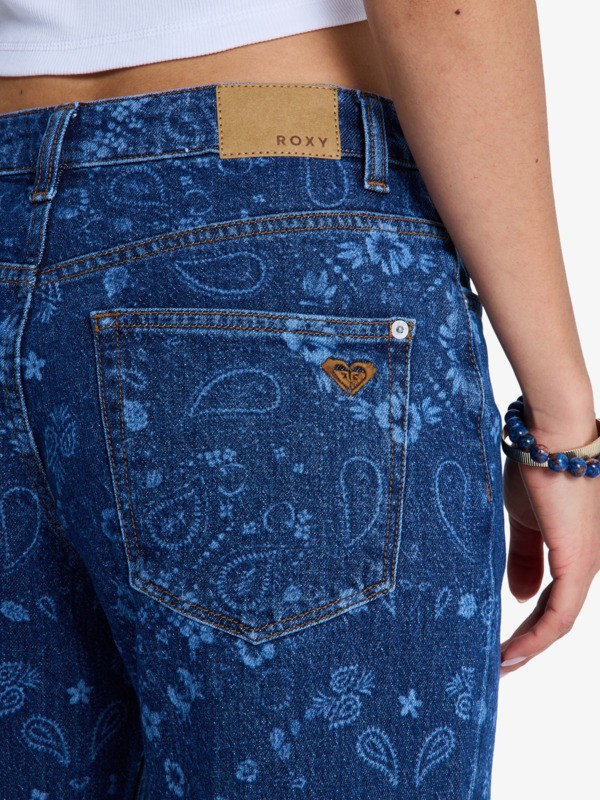Boogie Night Mid Ocean Blue Jeans large Bleu Femme