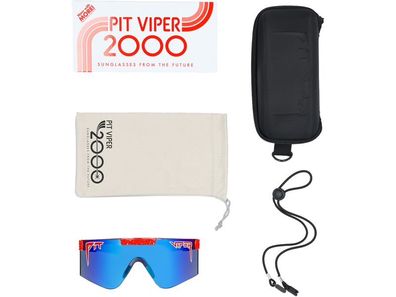 Pit Viper Sportbrille The Basketball Team 2000s Sportbrille mit einstellbarer Ohrhörerlänge und Linsenwinkel