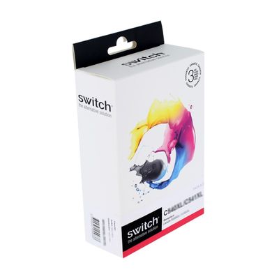 Cartouche compatible Canon PGI-525/CLI-526 - Pack de 4 - noirs, cyan, magenta, jaune - Switch