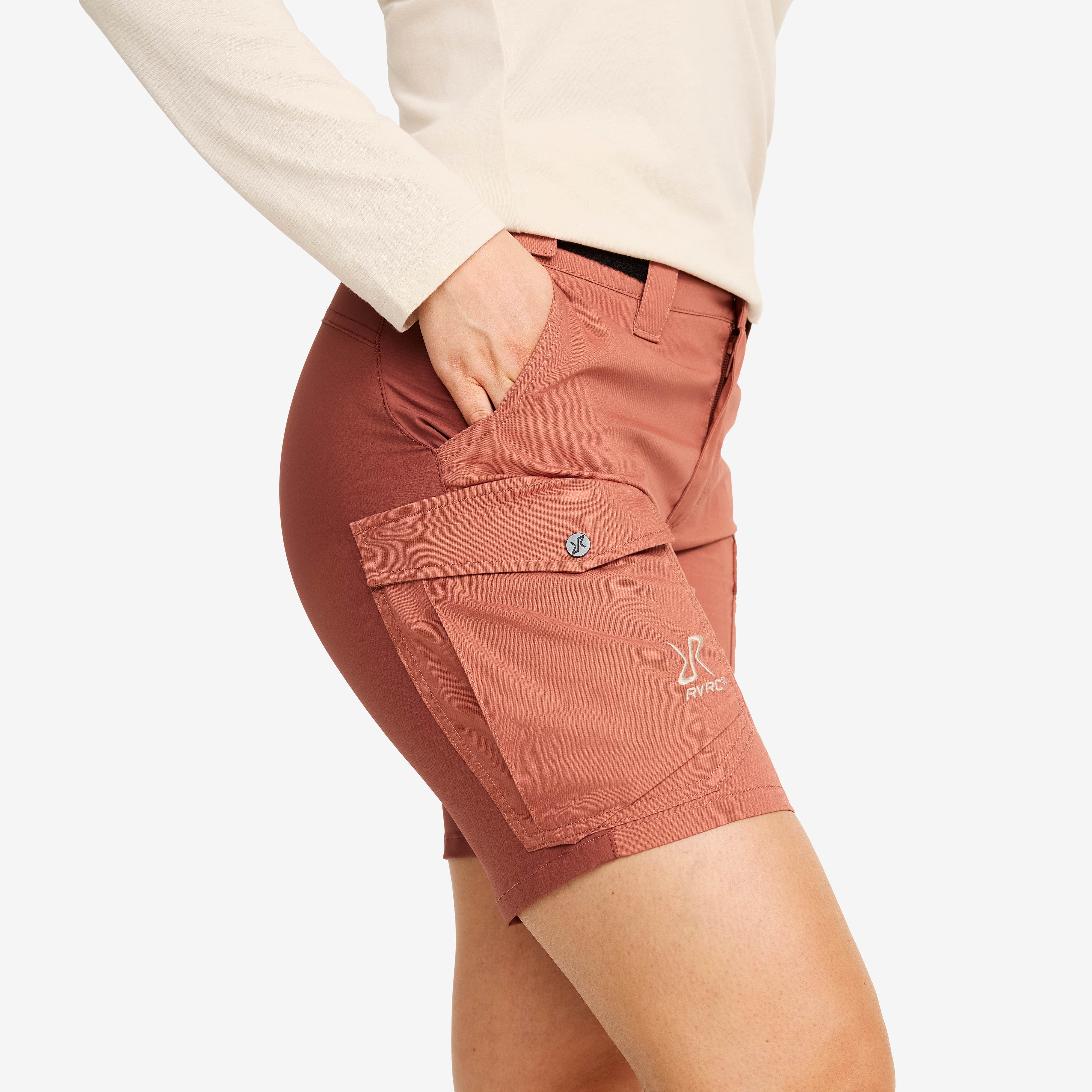 Rambler Lightweight Pro Shorts Dame Cedar Wood/Pink Mahogany