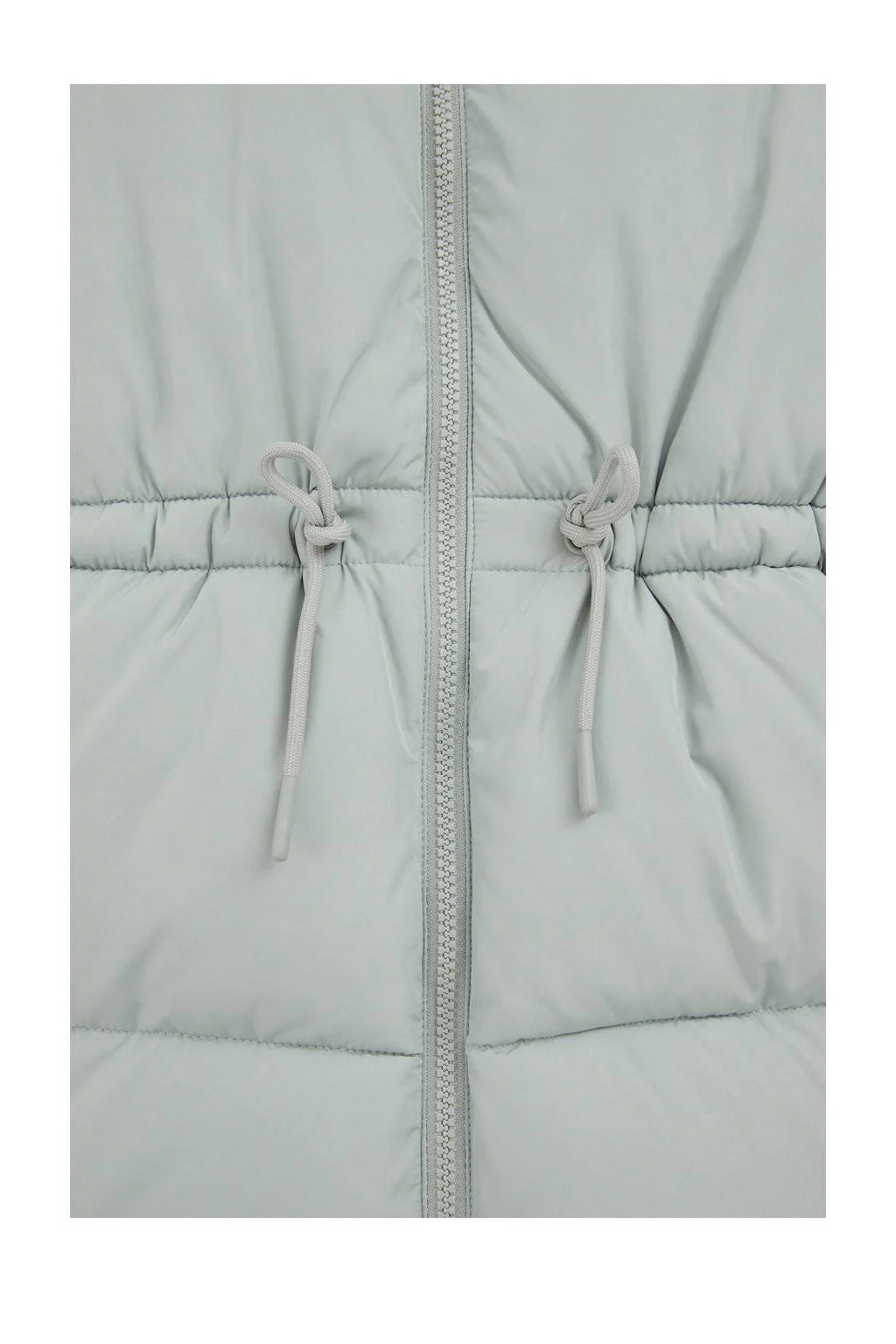 WE Fashion gewatteerde winterjas mintgroen