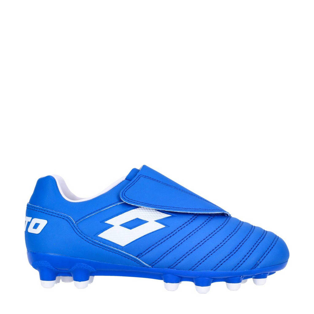 Lotto Milano 700 AGM S junior voetbalschoenen kobaltlbauw/wit