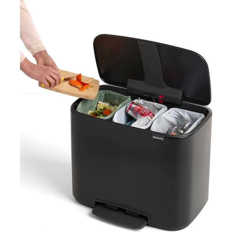 Poubelle à pédale BO 3x11L
