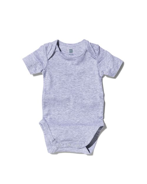 body bébé stretch gris chiné