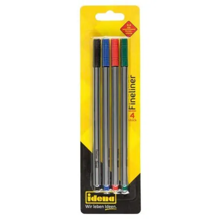 Idena Fineliner-Set 4 Stück, 4 Farben