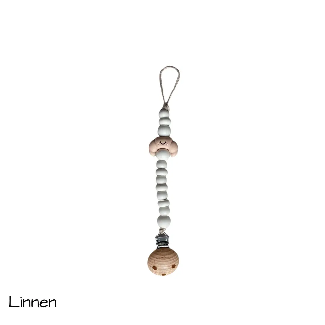 Chewies & More Speenclip Croissant Linnen