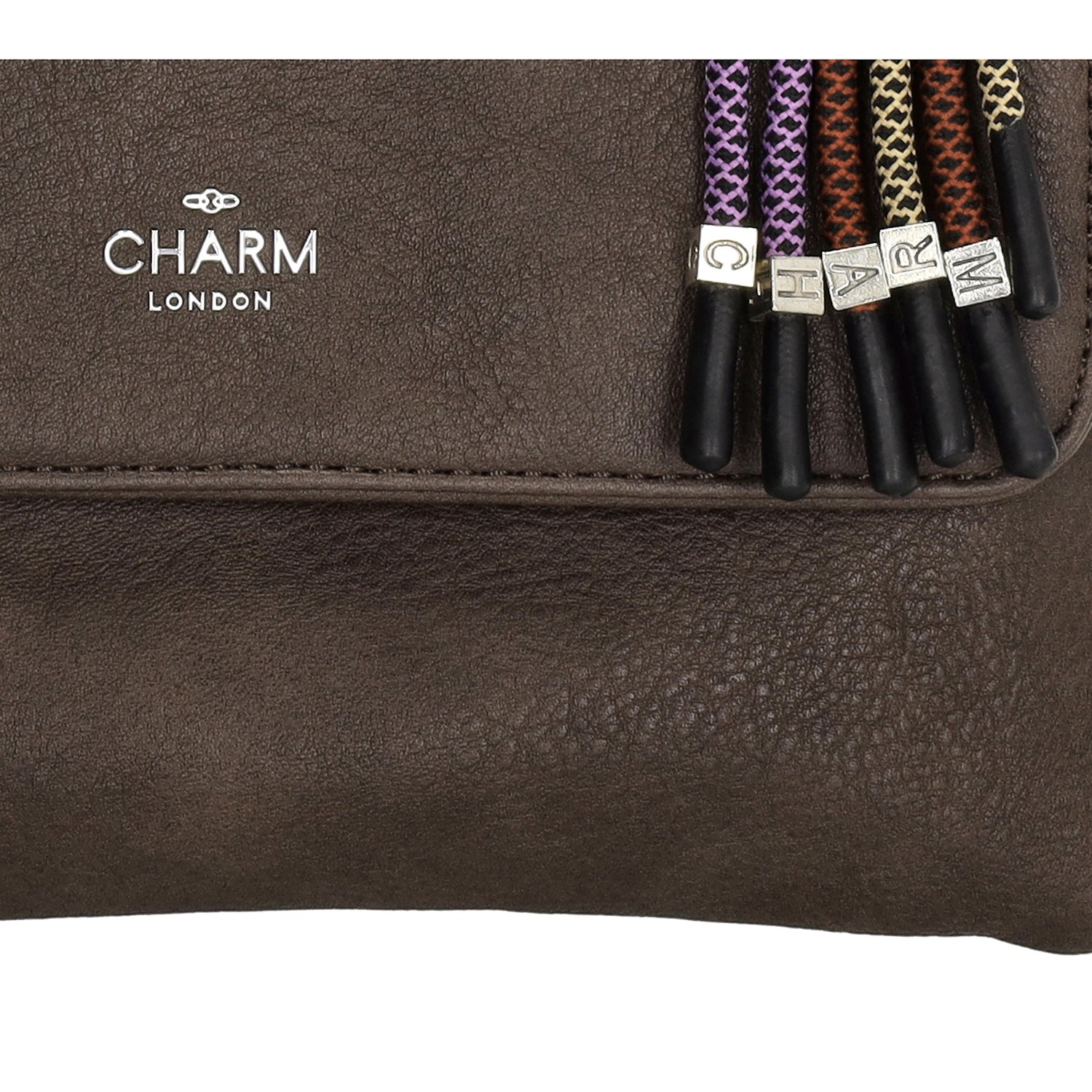 Charm London Tottenham Schoudertas darkbrown