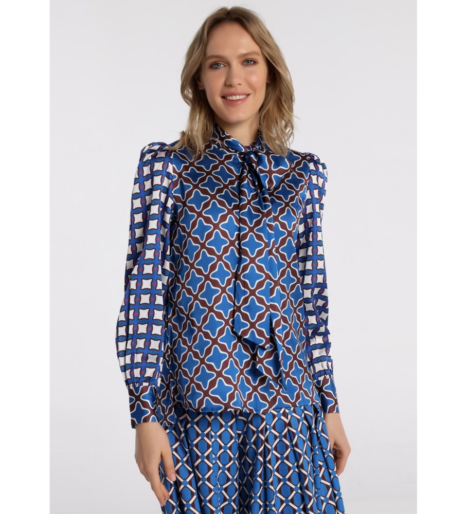 Victorio & Lucchino, V&L Camisa manga larga 131582 Azul