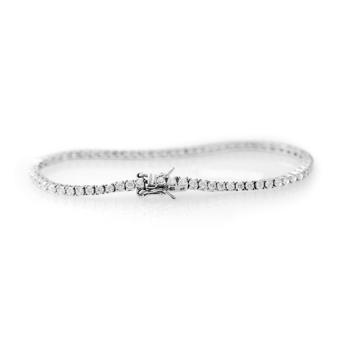 Bracelet RIVIERE DE DIAMANTS - Argent 925