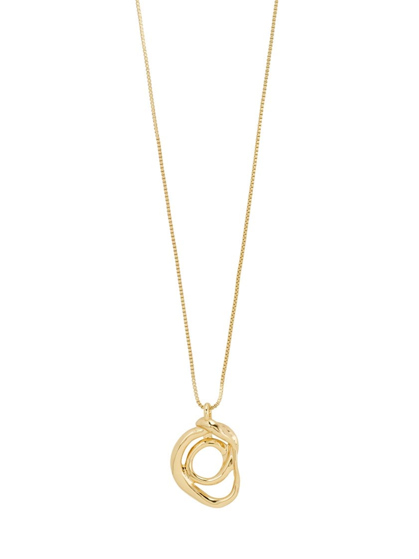 Diego Necklace Gold-Plated Old Gold