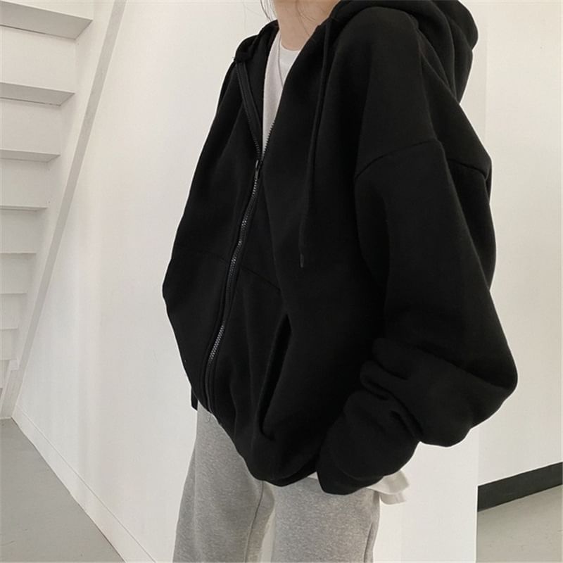 Amyway - Oversized capuchonjack met rits