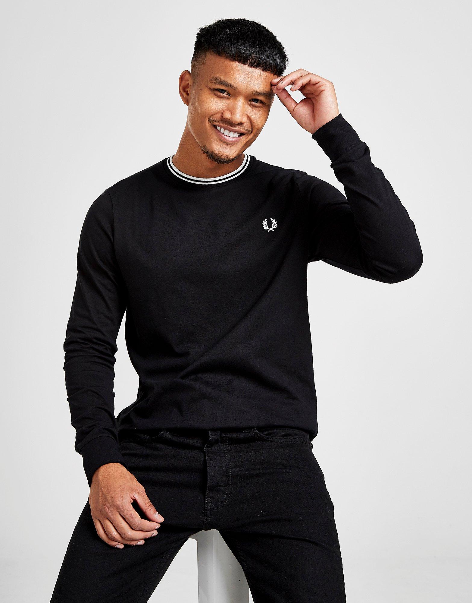 Fred Perry T-shirt Twin Tipped Longues Manches Homme