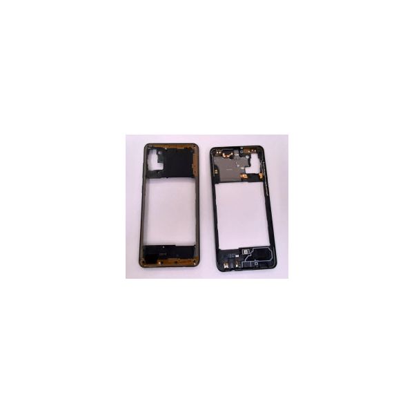 Chassi Carcaça Traseira Frame Preto para Samsung Galaxy A31 A315F