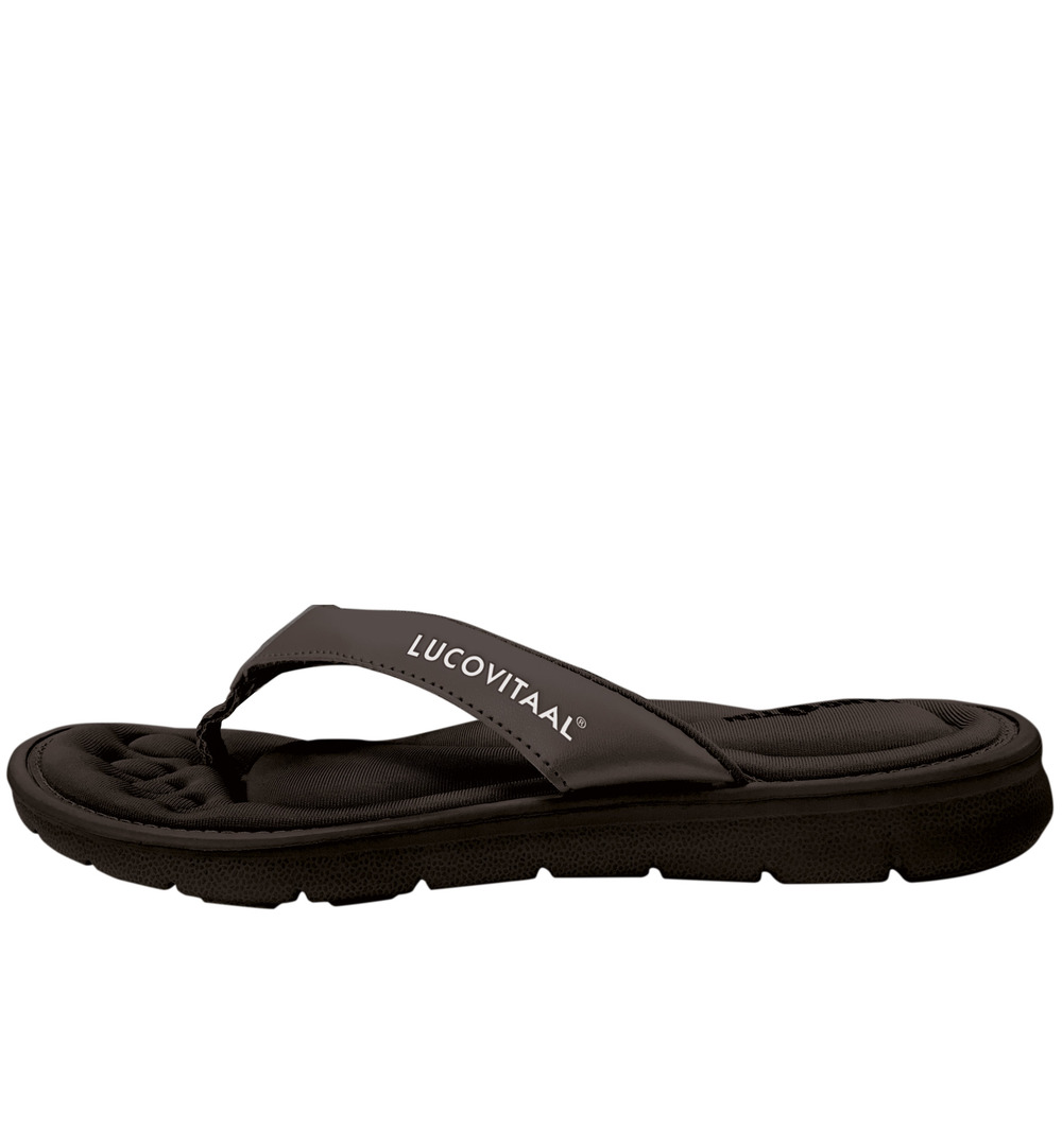 Lucovitaal Orth. Slippers 45-46 Zwart (1 paar)