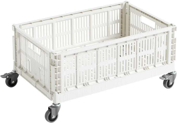 Hay HAY Colour Crate Wheels-Set of 4-La Grey