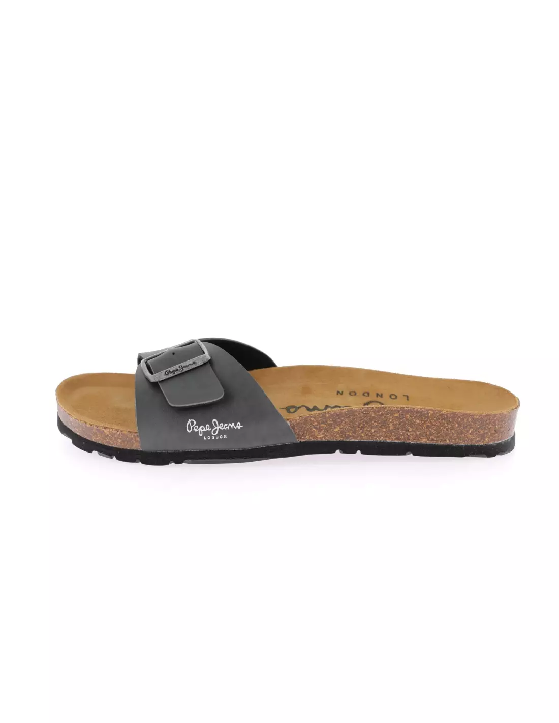 PEPE JEANS BIO M SIMPLE - Sandales, mules & nu-pieds ANTHRACITE
