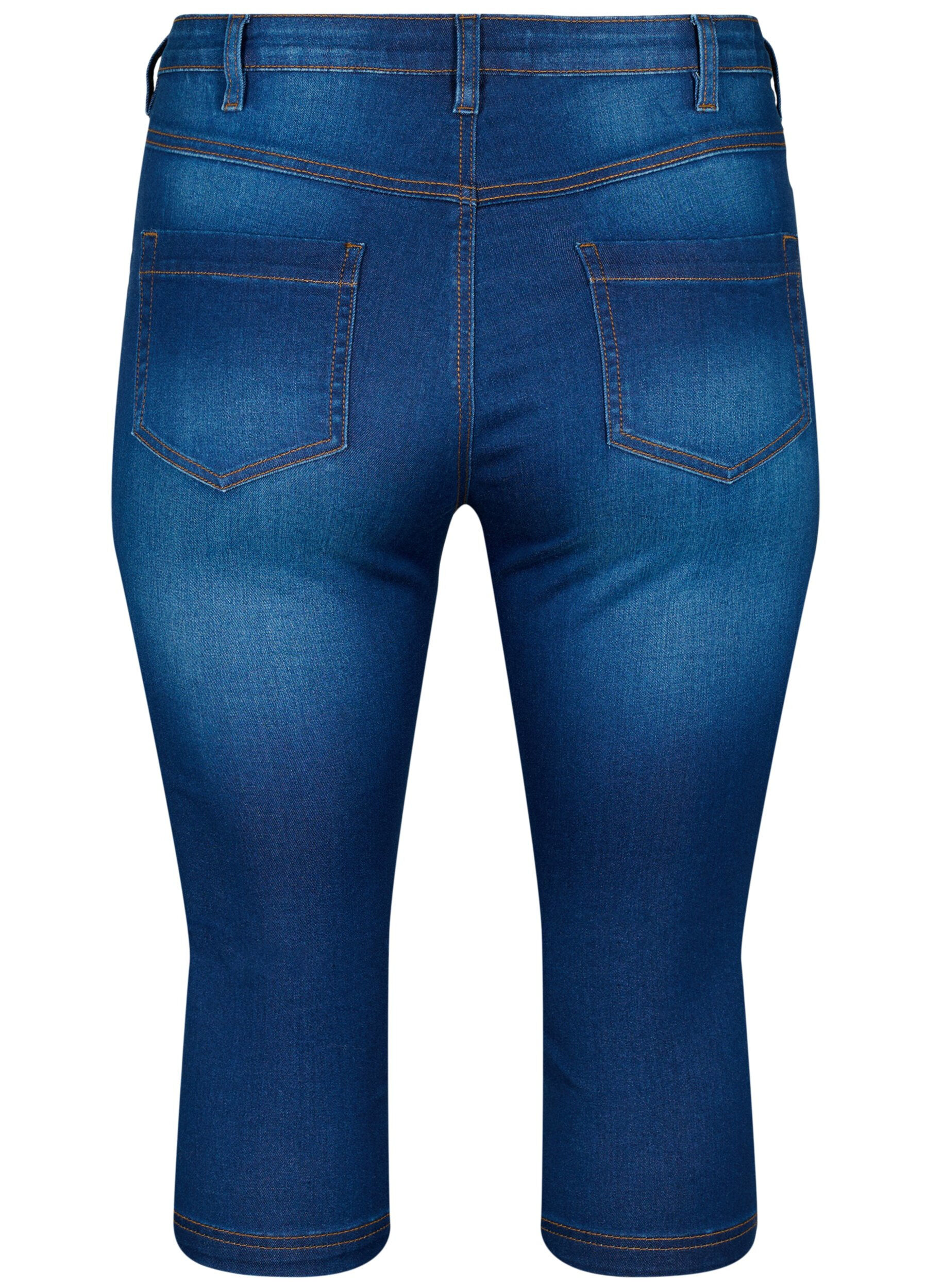Højtaljede Amy capri jeans med super slim fit