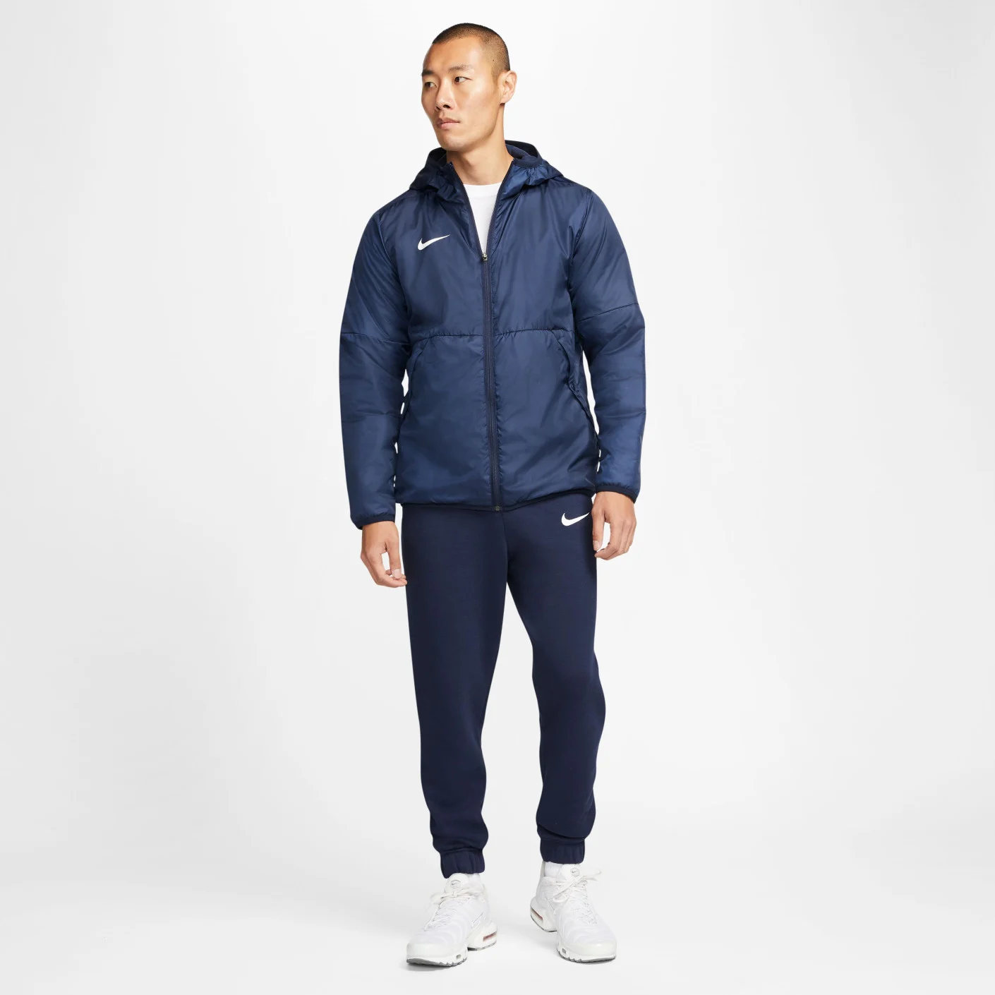 Nike Therma RPL Park 20 Jas Donkerblauw