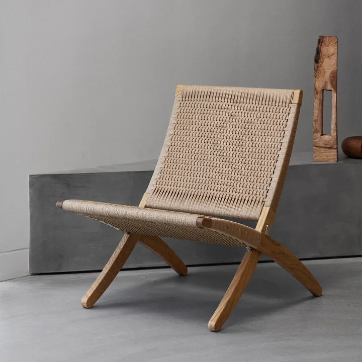 Carl Hansen - MG501 Cuba Chair, Eiche geölt / Papiergarn natur