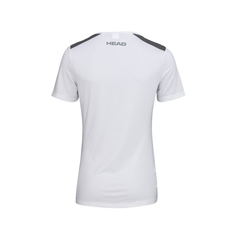 Tee-shirt de tennis femme Head Club Tech blanc