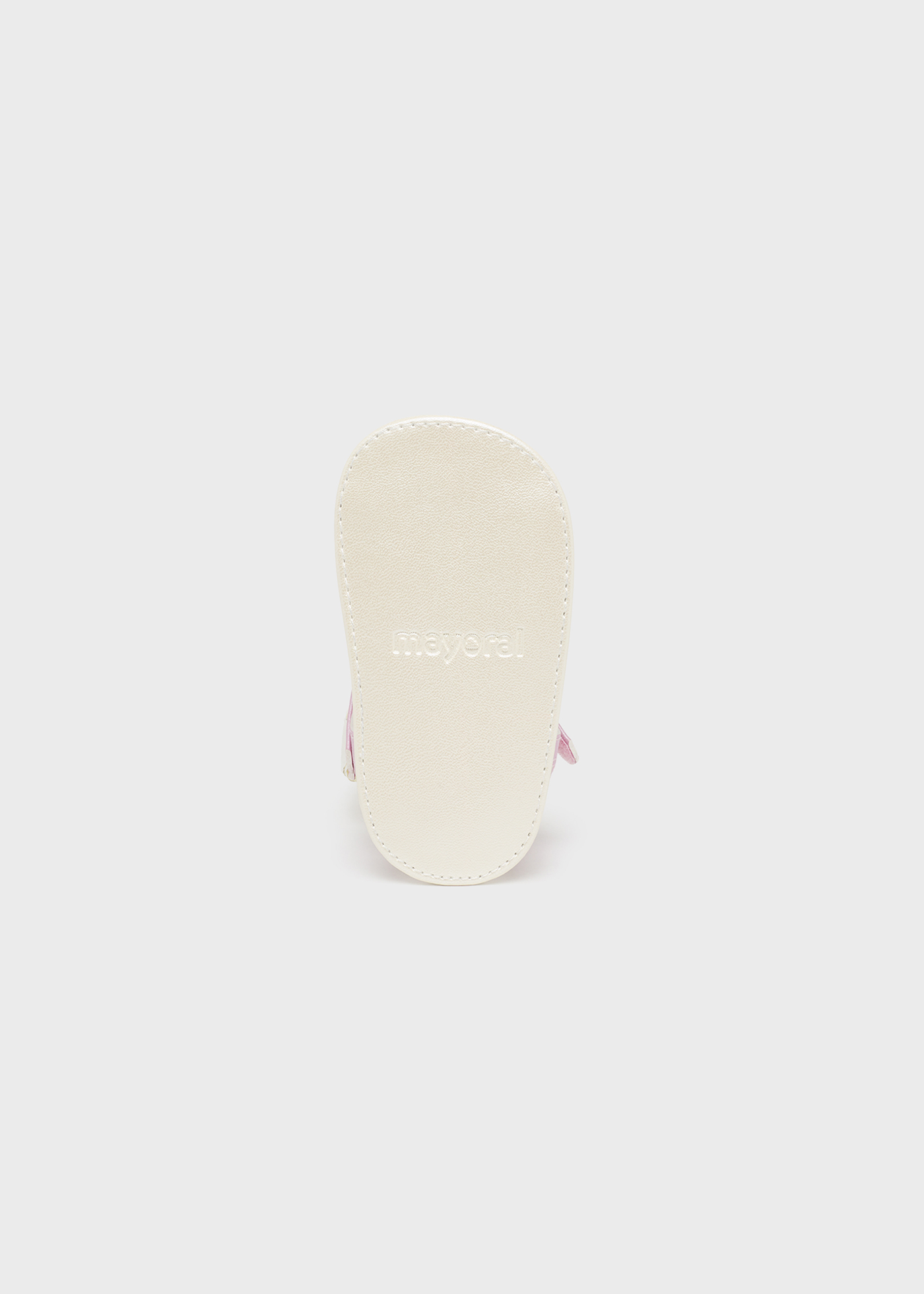 Sandália com fecho de velcro para recém-nascido
