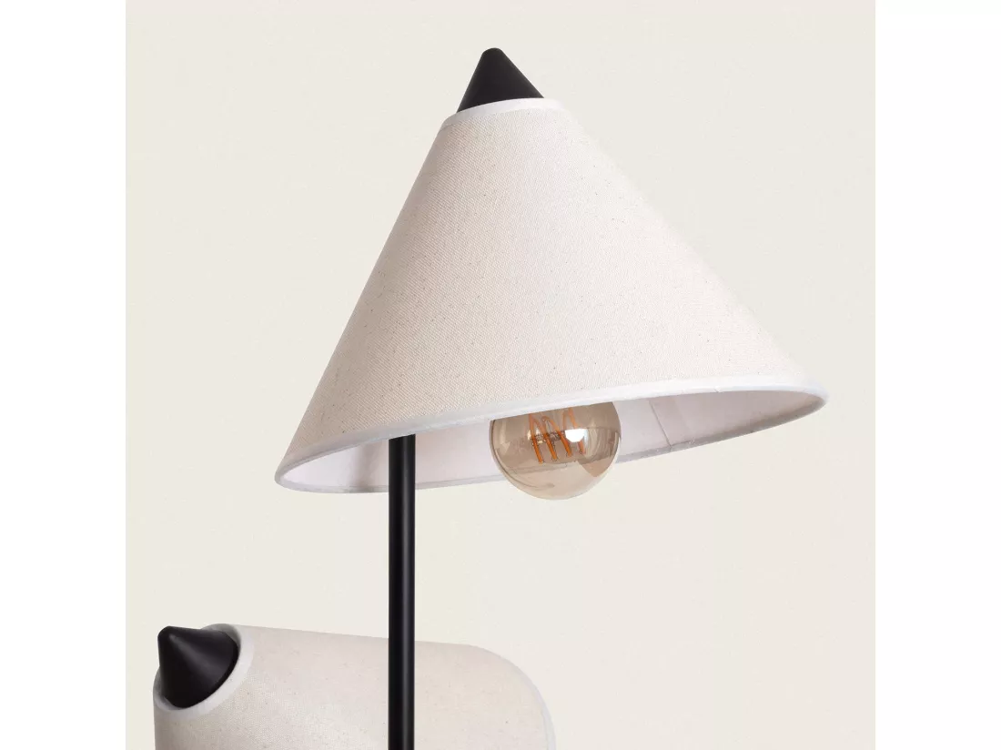 Lampadaire Métal Bells Blanc