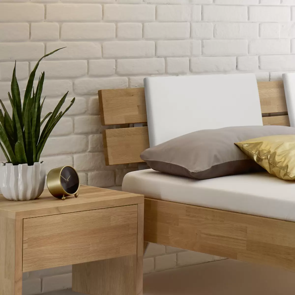 Hasena Bett 180x200 Ortona 180 x 200 Hellbraun