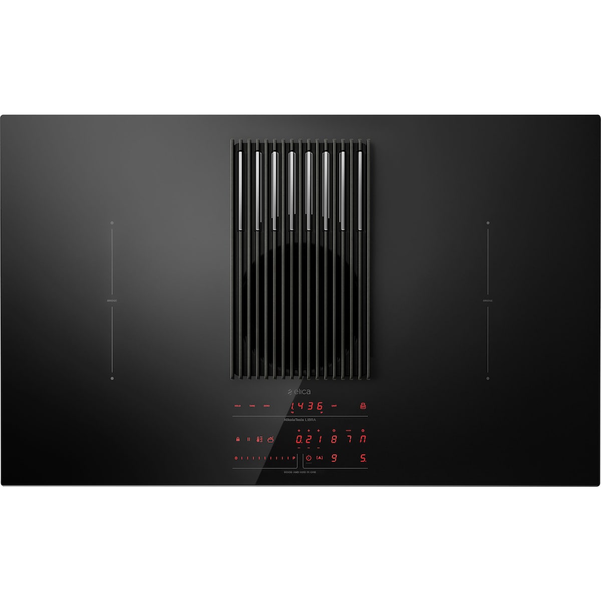 Eico Nikola Tesla Libra platetopp med ventilator 4984 (sort)