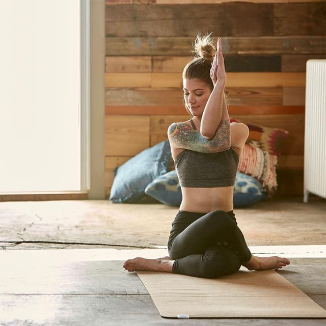 Gaiam Cork Yoga Mat (5 mm) Performance