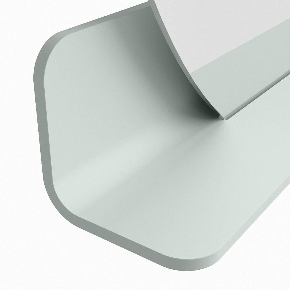 Mondiaz Spot spiegel rond Ø100cm met planchet greey