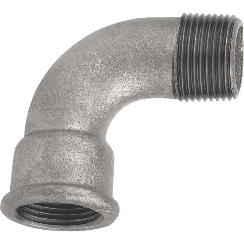 Bocht kort 90° nr.1a verzinkt 3/4