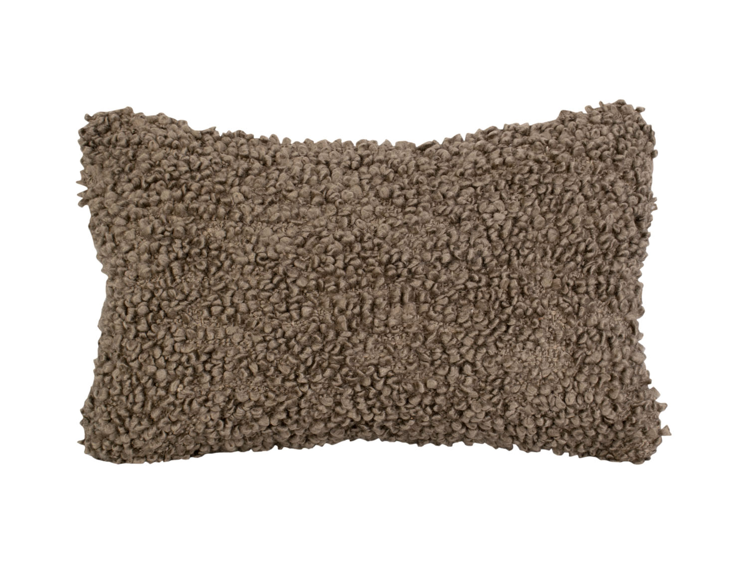 Kussen Purity katoen taupe bruin