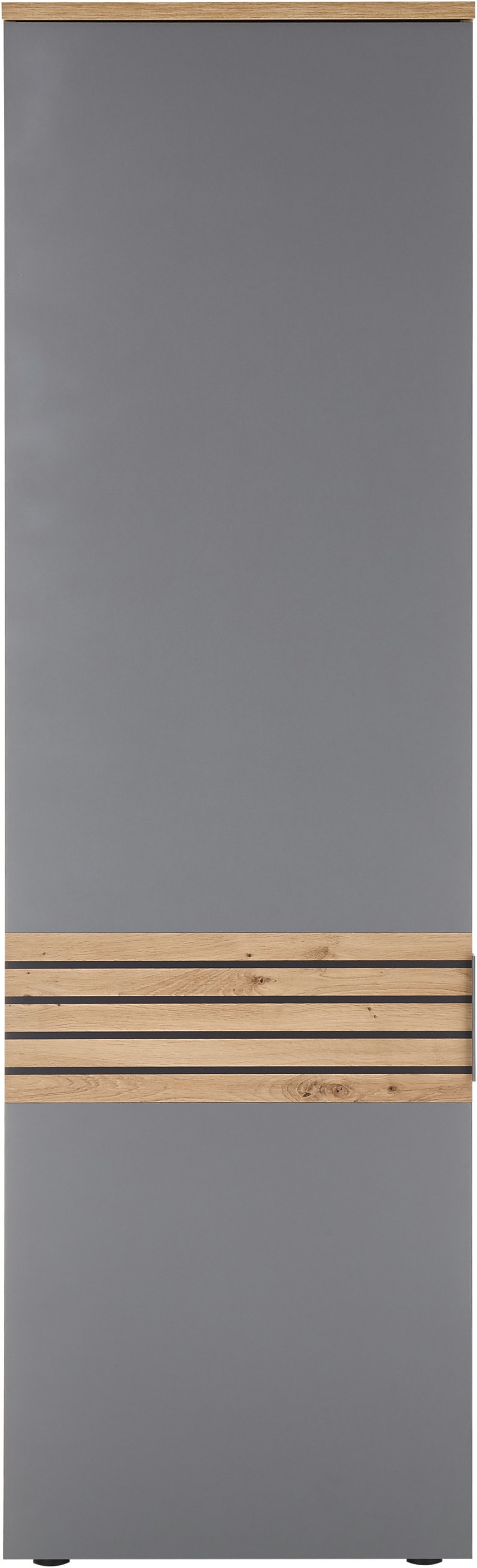 HBZ Garderoben-Set »5-tlg. Eiche Stripes Optik Flurgarderobe Stellmass BxHxT 260x197x38 cm« 5 Stk. tlg.