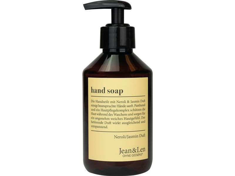 Jean & Len Flüssigseife Neroli Jasmine 250 ml Vegane Handseife für alle Hauttypen