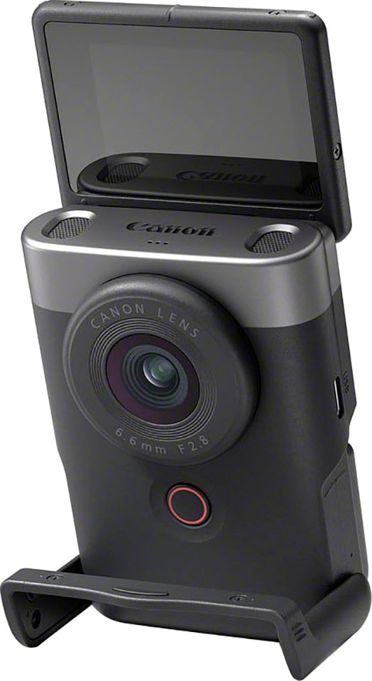 Canon Camcorder »PowerShot V10 Silber Vlogging-Kit« 4K Ultra HD Bluetooth