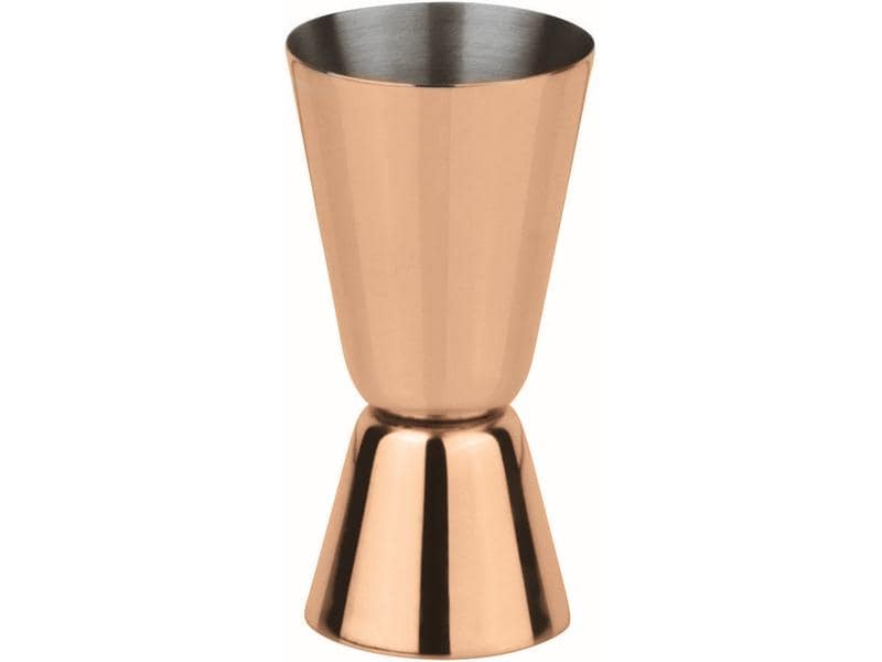 Paderno Cocktail-Doppelmass 40/20 ml, Kupfer/Rosé Cocktail-Messbecher