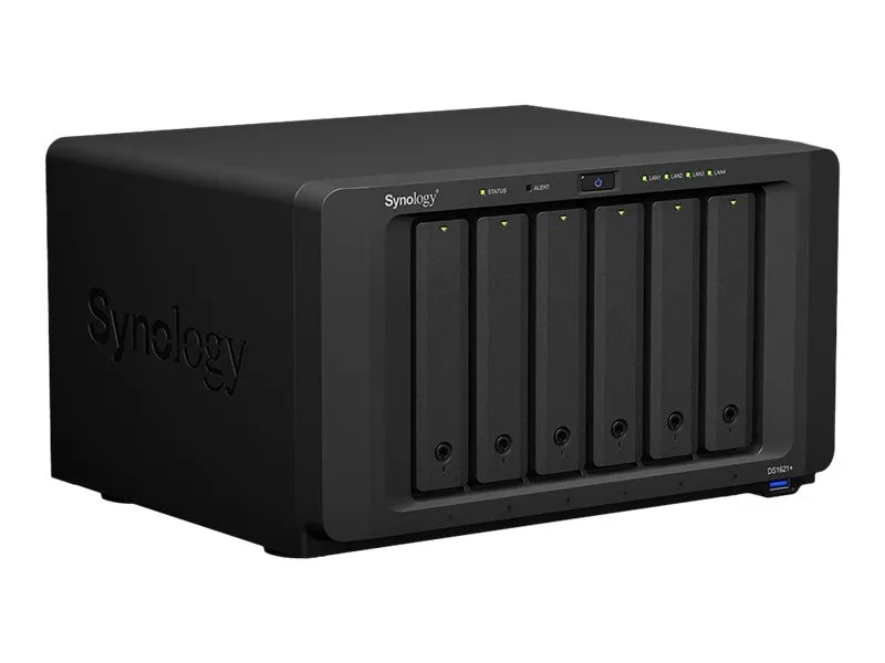Synology DiskStation DS1621  - NAS-server - 6 bays - RAID 0, 1, JBOD - RAM 4 GB - Gigabit Ethernet - iSCSI support