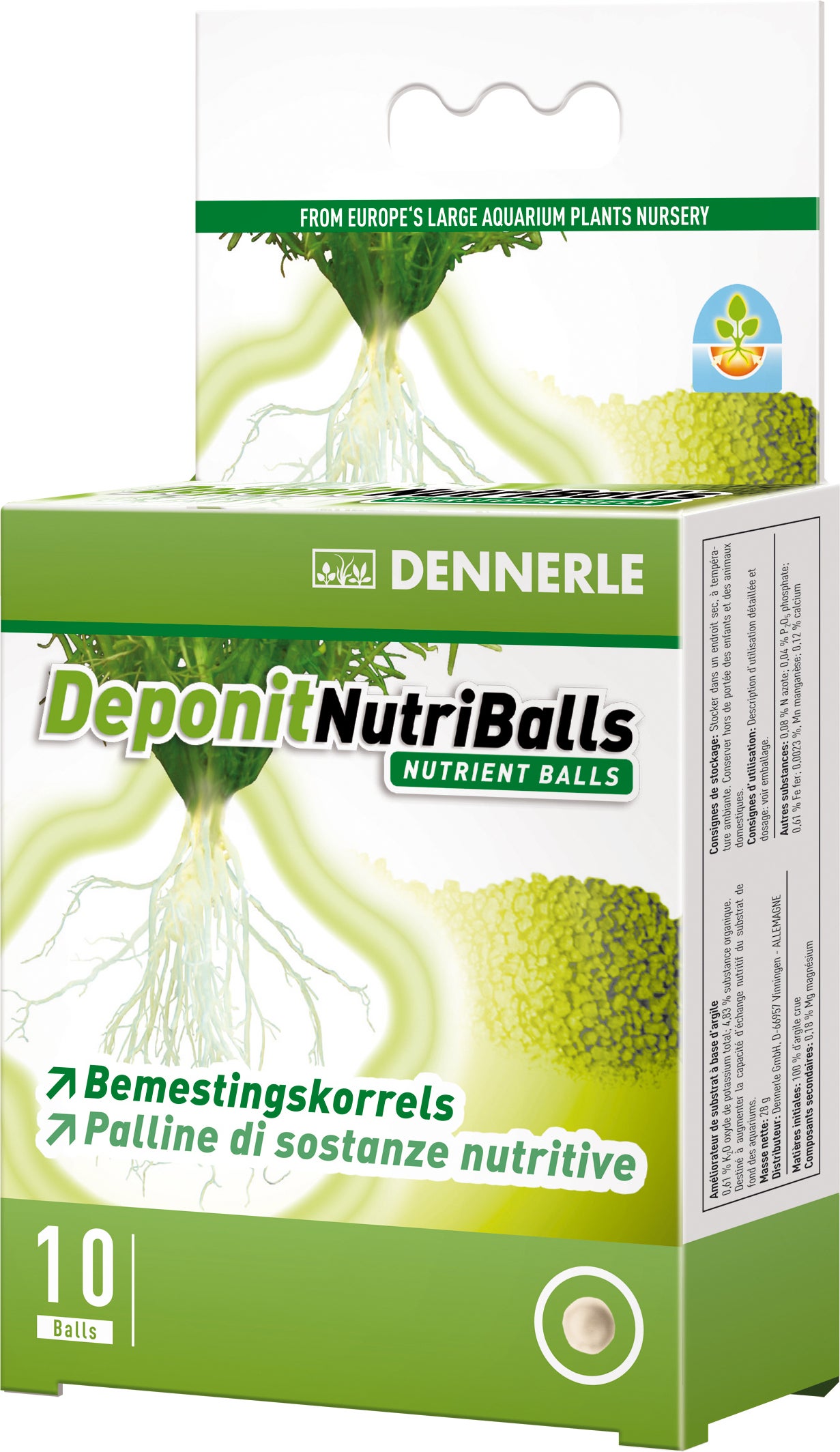 Dennerle plantenvoeding Deponit NutriBalls 10 stuks