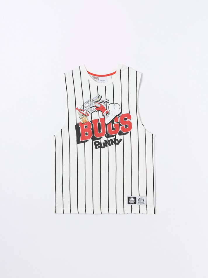 Camiseta Bugs Bunny Looney Tunes © &™ Warner Bros - Branca