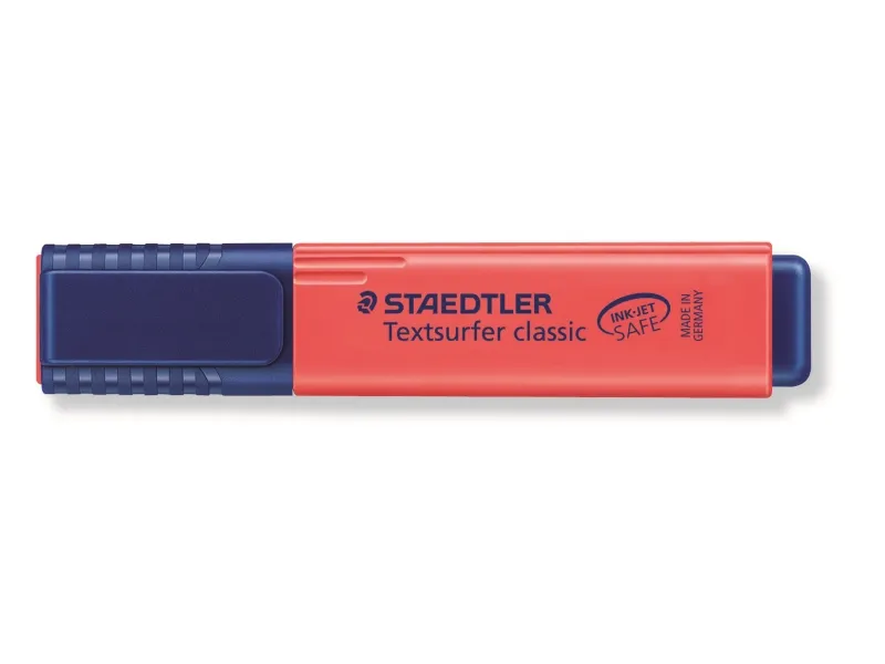 Tekstmarker Staedtler 364 rød Textsurfer Classic - (10 stk.)