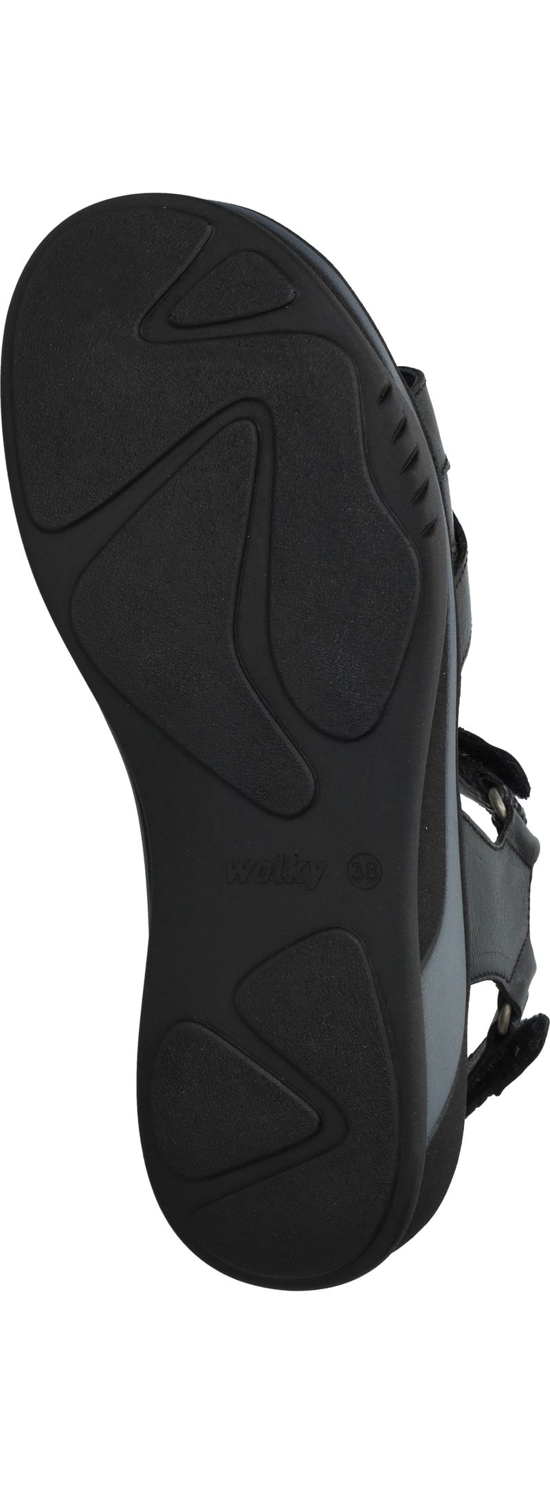 Wolky Acula Softy Wax Sandalen Zwart Dames