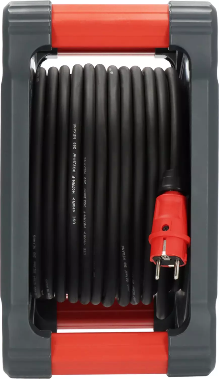 Brennenstuhl Professional KA 3200 Bouwplaats Cube 5-voudig kabelhaspel H07RN-F 3G2.5 - IP44 - 33m - Zwart