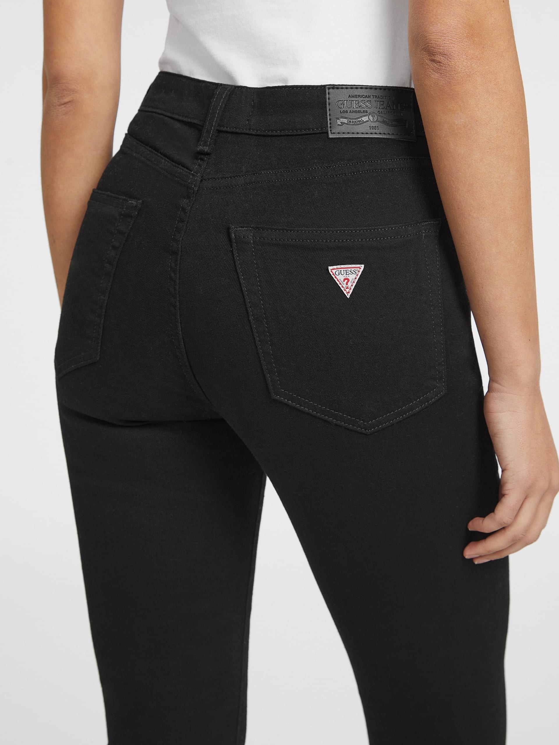 Calça jeans skinny de cintura alta G05