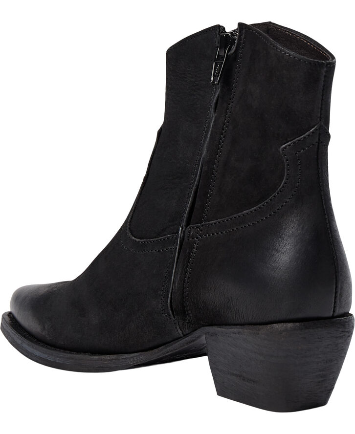Billi Bi Kort støvle - A14745 Black nubuk 40