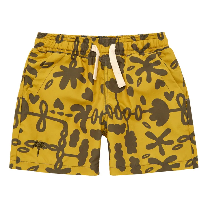 OAS Short de Bain Galbanum | Jaune moutarde