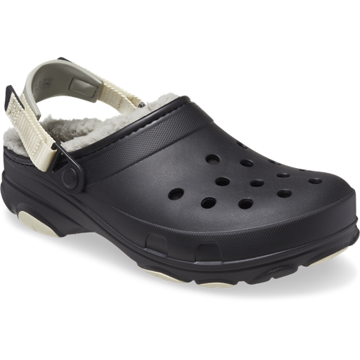 Crocs All-Terrain Lined Clogs, Black, 37/38