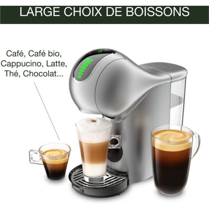 Cafetière à capsule Krups Dolce Gusto Genio S Touch, silver YY4443FD